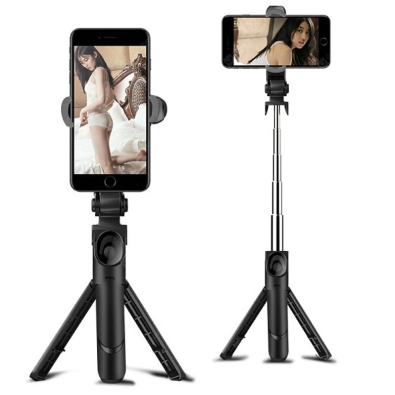 Portable Bluetooth Remote Control Tripod Monopod Handheld Selfie Stick for iPhone 8X