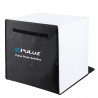 PULUZ 2 LED Light Photo Studio Lighting Tent Backdrop Cube Box