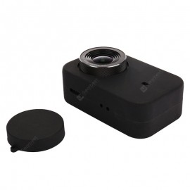 Silicone Rubber Skin Case Sleeve + Lens Cover for Xiaomi Mijia 4K Camera