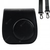 Protective Case for Fujifilm Instax Mini 8 Mini 8+ Mini 9 Instant Camera Premium Vegan Leather Bag Cover with Removable