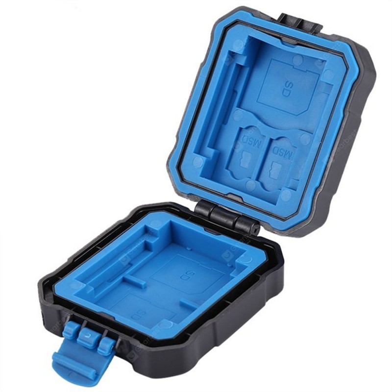 PULUZ Waterproof Micro SD CF TF  Holder Stocker Storage Box Memory Card Case