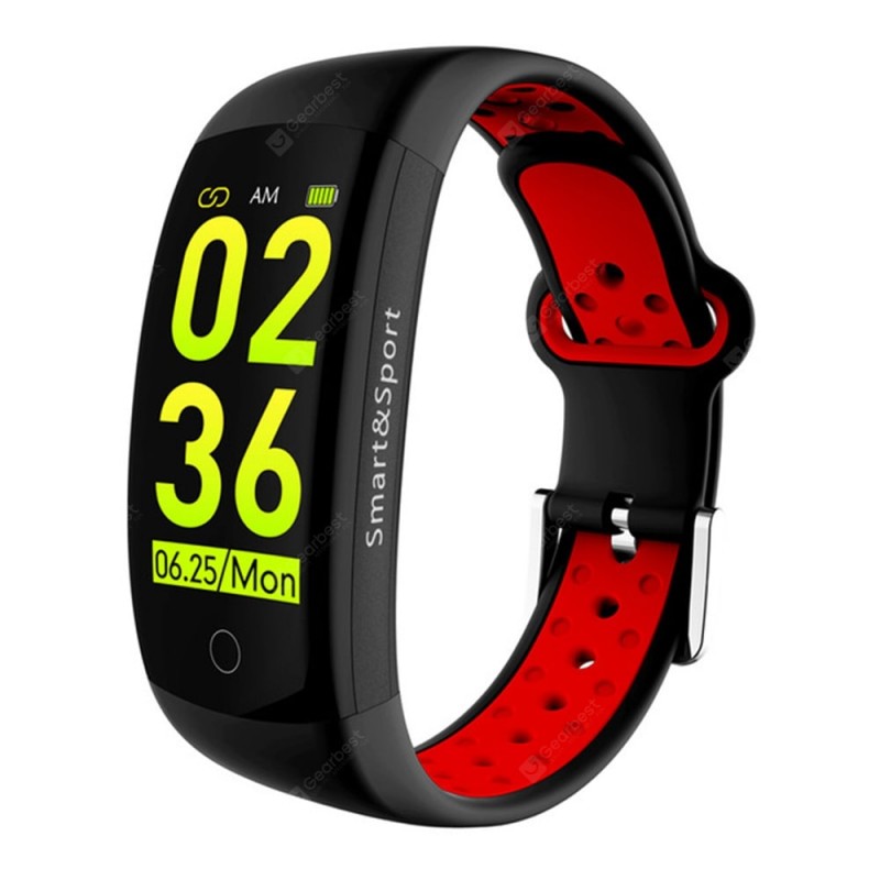 Q6S Color Screen Smart Bracelet Step Heart Rate Blood Pressure 3D Dynamic Ui