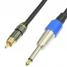 Sophomore 6.35 Rpm RCA Lotus Head Audio Cable Speaker Cable 6.5 Pairs RCA Speaker Mixer Power Amplifier Line