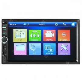 Quelima 7018B 7 inch Dual Din Bluetooth Car MP5 Player