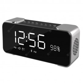 SDH - 4000 Portable Wireless Stereo Speaker with Alarm Clock