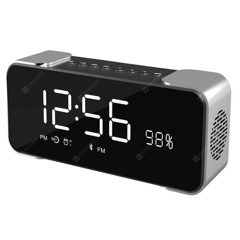 SDH - 4000 Portable Wireless Stereo Speaker with Alarm Clock