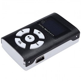 USB Mini MP3 Player LCD Screen Support 32GB Micro SD TF Card