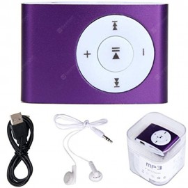 USB Mini MP3 Player Support 32GB Micro SD TF Card With Headphone