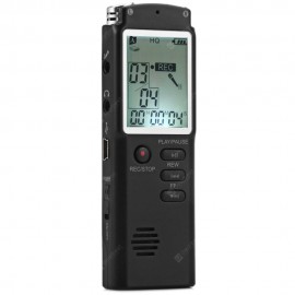 T60 8GB Handheld LCD Real Time Display Digital Voice Recorder MP3 Player for Interview