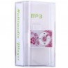 Traditional Chinese Style Flowers Feature Compact TF / Micro SD Card MP3 Player with Portable Back Clip