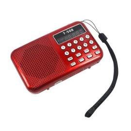 T508 Mini Portable FM Radio Speaker