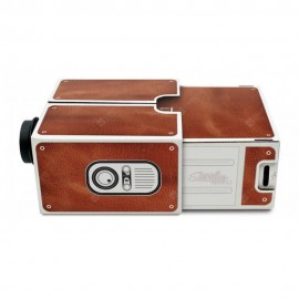 Portable DIY Cardboard Smartphone Projector Can Adjust