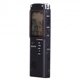 T60 Large Screen Audio Voice Recorder Dictaphone MP3 Player