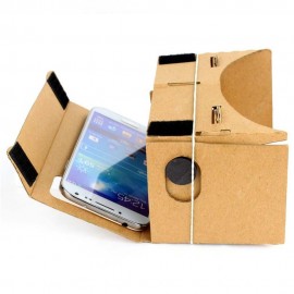 Ulter Clear DIY Cardboard 3D VR Virtual Reality Glasses For Smartphone