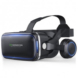 VR SHINECON G04E 7th Generation 3D Headset Home Theater Game Glasses