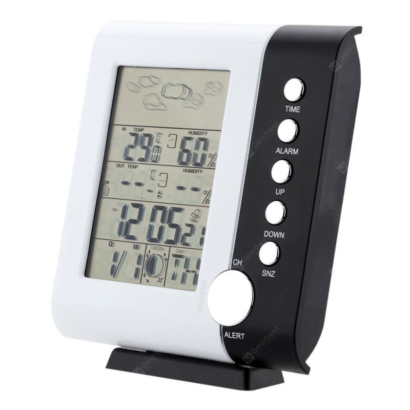 TS - H105 Wireless Alarm Clock Weather Station