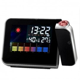 Weather Clock Forecast Projection Clock LED Electronic Clock Luminous Mute Alarm Clock 8190 Projection Alarm Clock