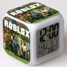 NZ - 12 Square Colorful Mood Led Alarm Clock