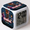 NZ - 12 Square Colorful Mood Led Alarm Clock