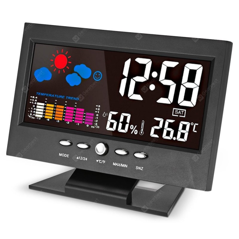 Unique Digital LED Alarm Clock