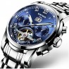 Swiss Solid Stainless Steel Men's Tourbillon Automatic Mechanical Watch