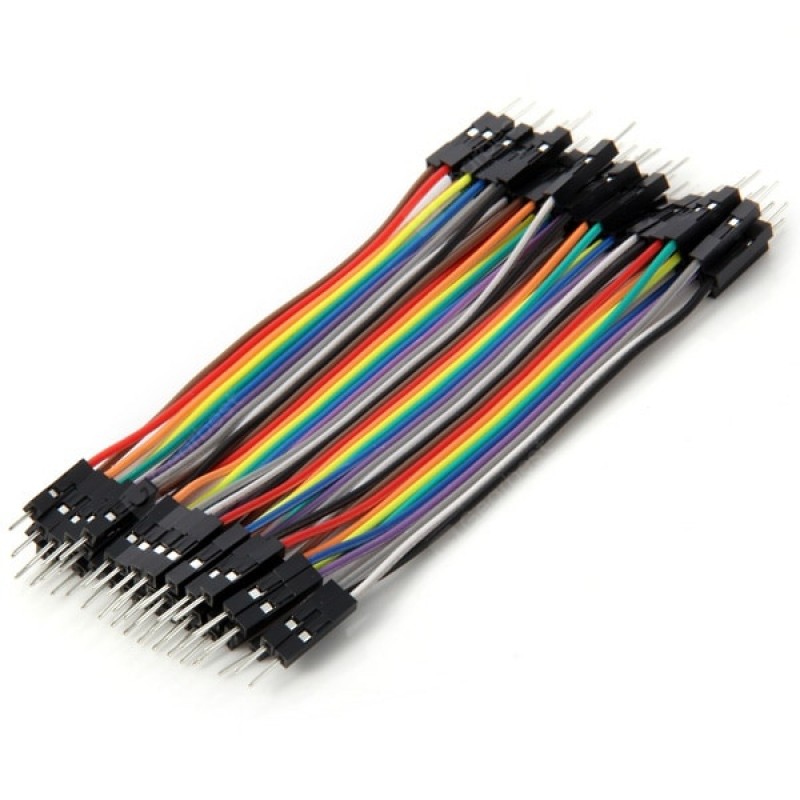 Practical 40Pin PVC DIY Colorful Male to Male Arduino DuPont Cable Wire for Arduino  - 10cm