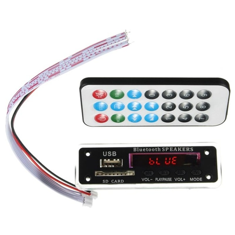 Wireless Bluetooth 12V MP3 WMA Decoder Board Audio Module