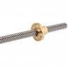 T8 - 2 - D8 300mm Stainless Steel + Chrome Steel Lead Screw