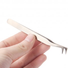 WEITUS WTS817 Stainless Steel Scrub Elbow Tweezer