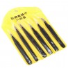 Stainless-steel Anti-static Black Tweezers 6PCS