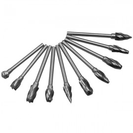 Tungsten Steel Grinding Head Woodworking Tool 3mm 10pcs