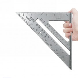 Woodworking Aluminum Alloy Measuring Square Ruler