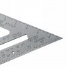 Woodworking Aluminum Alloy Measuring Square Ruler