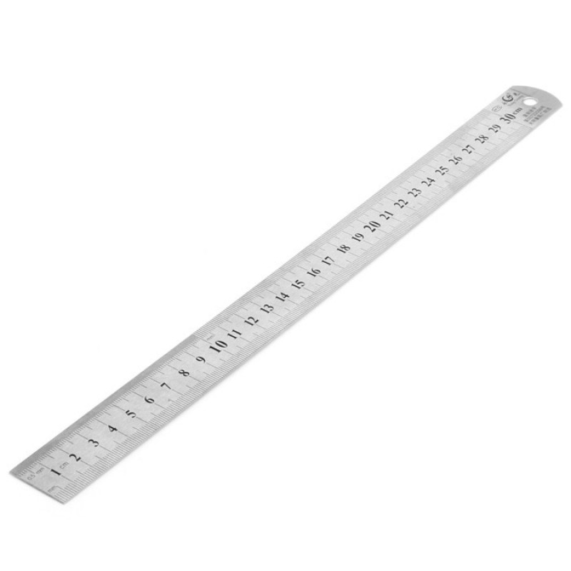 Stainless Steel Straight Ruler Stationary Length