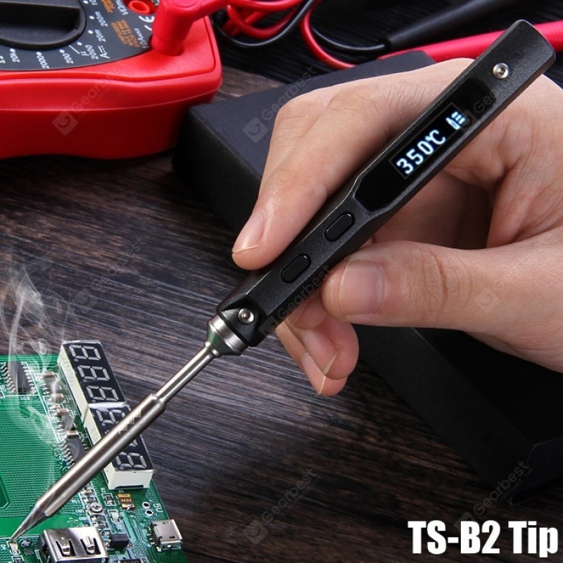 TS100 65W Digital OLED Programmable Soldering Iron