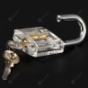 ZH - 0121 Transparent Practice Padlock