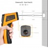 TN400 Digital Infrared Thermometer with LCD Display