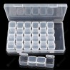 Plastic Transparent Grid Box Storage Organizer