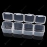 Plastic Transparent Grid Box Storage Organizer