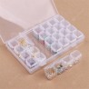 Plastic Transparent Grid Box Storage Organizer