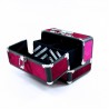 Professional Aluminum Cosmetic Case Portable With Lock Cosmetic Bag Multi-layer Beauty Supplies Kit Large Capacity