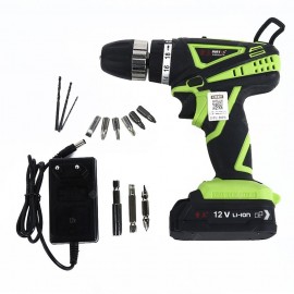 SUNTOL 12V Multi-function Lithium-ion Battery Electric Drill