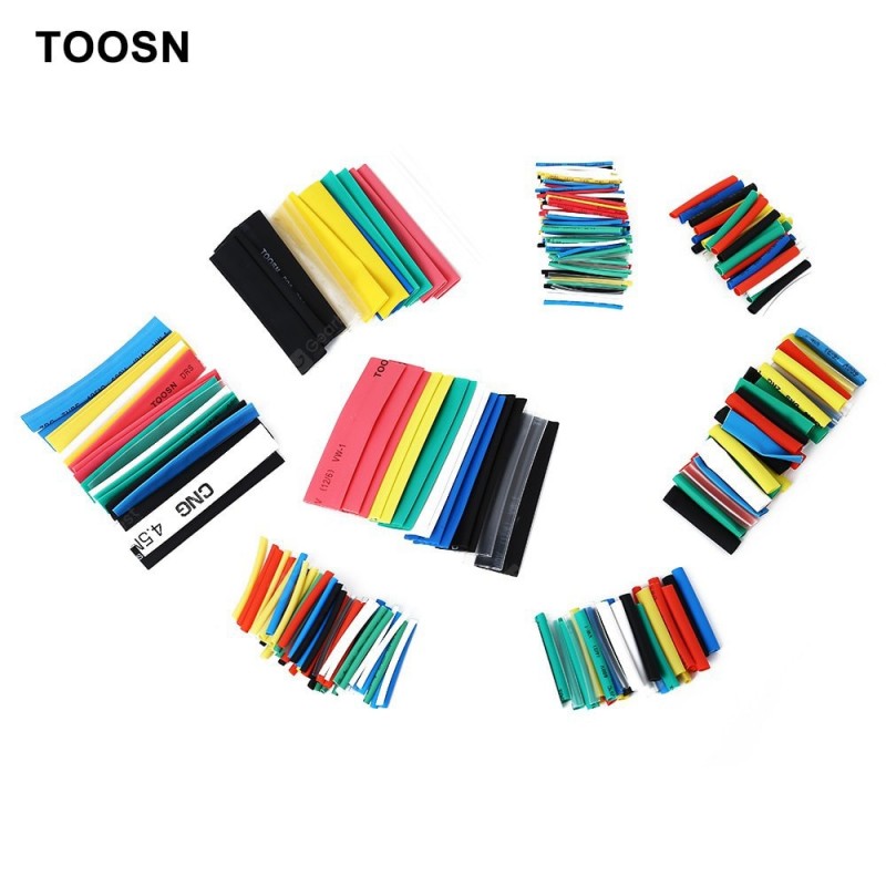 TOOSN 328pcs / Pack Colorful Heat Shrink Tubing