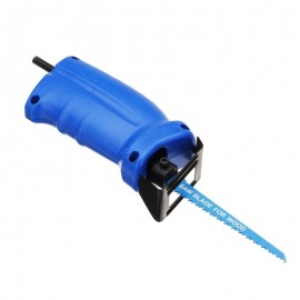 Reciprocating Saw Electric Drill Attachment Cutting Wood Metal and 3 Blades