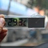 Transparent Liquid Crystal Display Suction Cup Type Car Thermometer