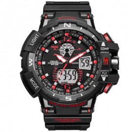 SMAEL Luxury Brand Men Digital Sport Watches Dual Display Clock