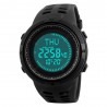 SKMEI Compass Men Sports World Time Countdown Waterproof Digital Watches