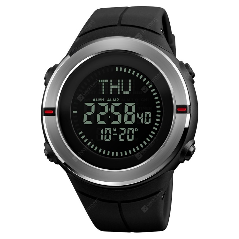 SKMEI Fashion Sports Men Compass Outdoor Countdown Alarm Digital Watches