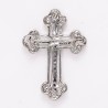 Vintage Crystal cross Brooches Pins for Man Fashion Jewelry Best Gift