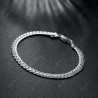 Snake Shape Alloy Chain Bracelet Gift for Men Charm Jewelry 5M